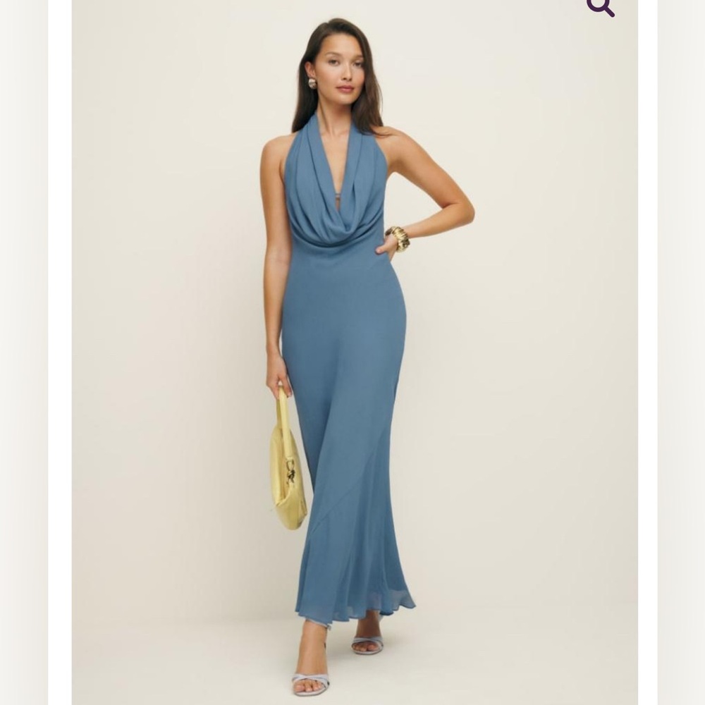 Reformation Lilia Dress in Morning Glory
